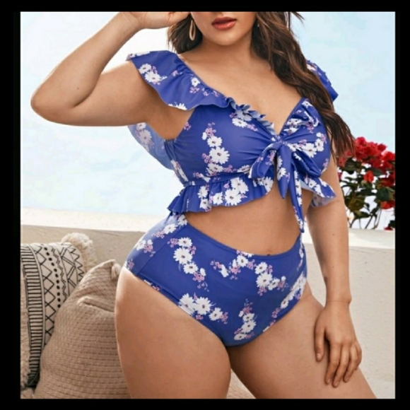 Just In🌸 Plus Size bikini swimsuit womens - Picture 2 of 11